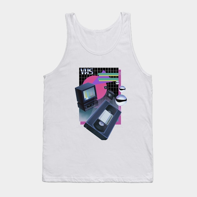 VHS Shop Tank Top by Mr.Melville